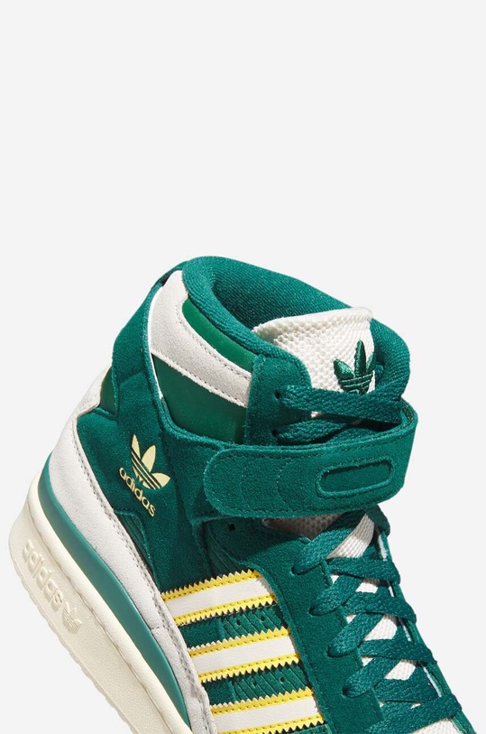 adidas Originals sneakersy skórzane Forum 84 Hi FZ6301 zielony
