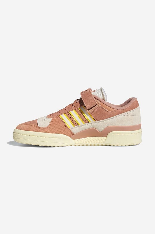 Obuwie adidas Originals sneakersy zamszowe Forum 84 Low FZ6293 pomarańczowy