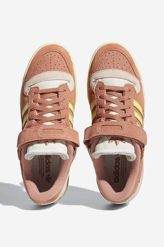 adidas Originals sneakersy zamszowe Forum 84 Low pomarańczowy FZ6293