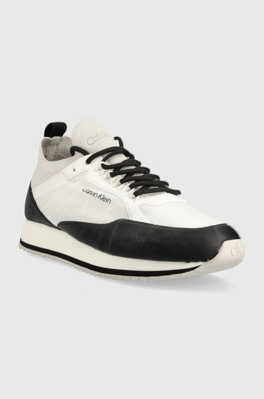 Calvin Klein sneakersy LOW TOP LACE UP NYLON HM0HM00921 biały SS24