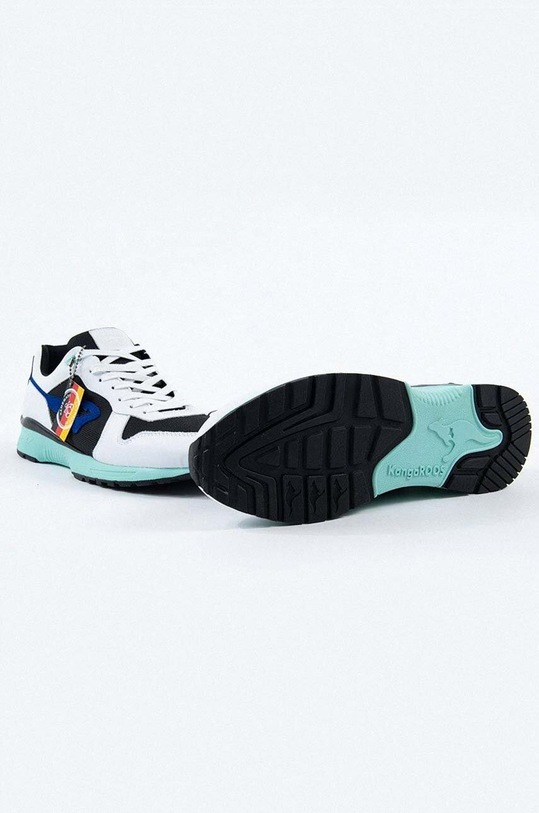 Shoes KangaROOS leather sneakers KangaROOS x INAN Batman 4707I0005010 white