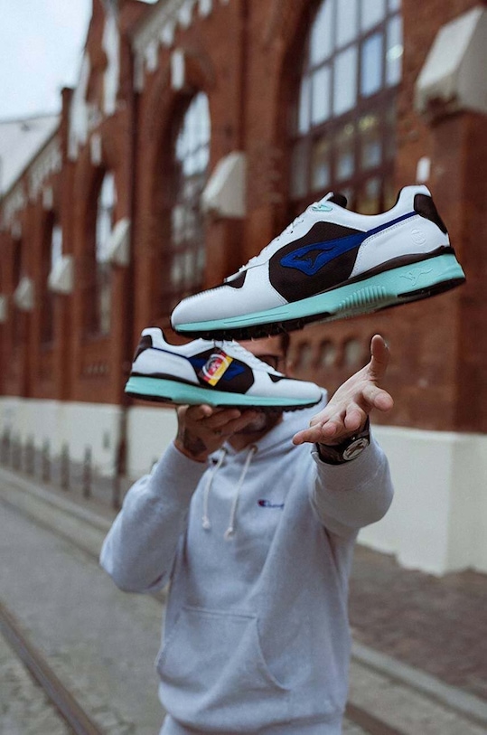 KangaROOS leather sneakers KangaROOS x INAN Batman white 4707I0005010