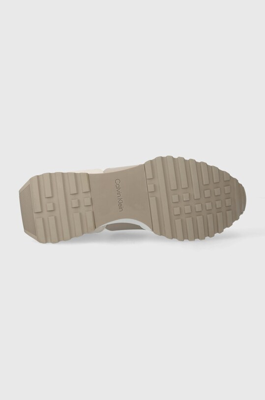 Calvin Klein sneakers LOW TOP LACE UP MIX HM0HM00497 bej