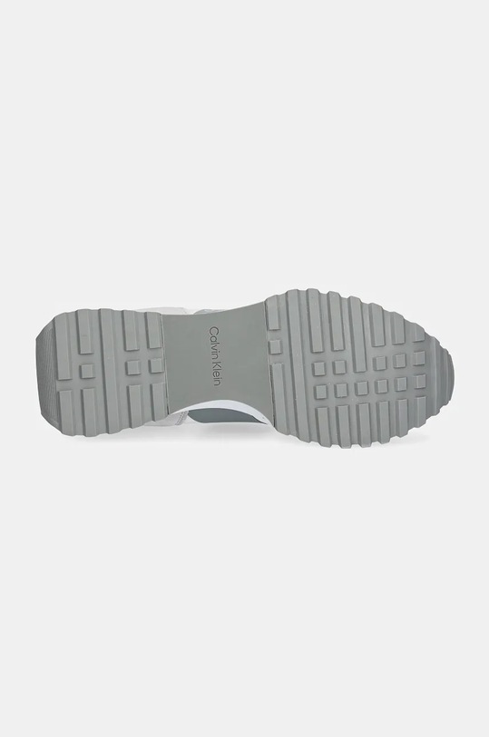 Tenisky Calvin Klein LOW TOP LACE UP MIX HM0HM00497 šedá