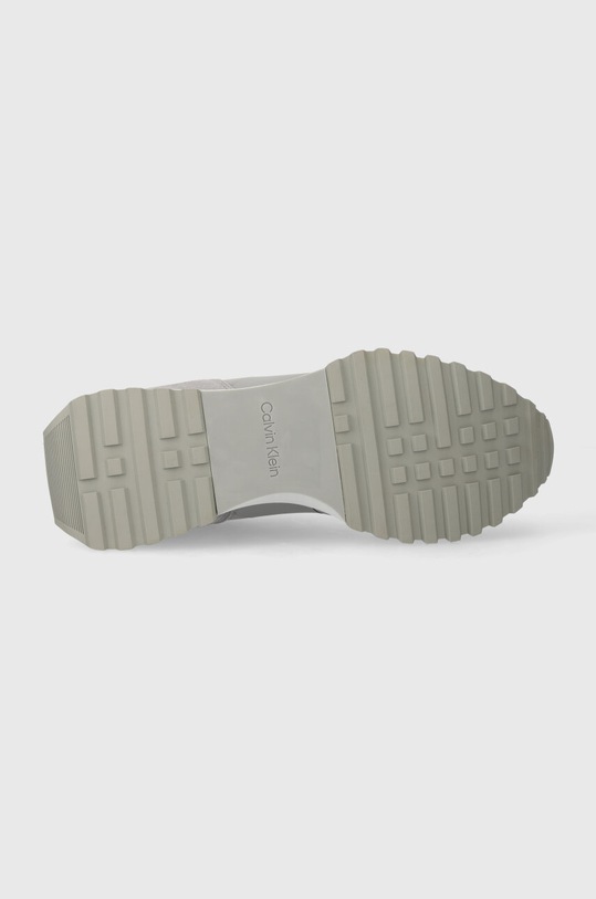 Tenisky Calvin Klein LOW TOP LACE UP MIX HM0HM00497 šedá