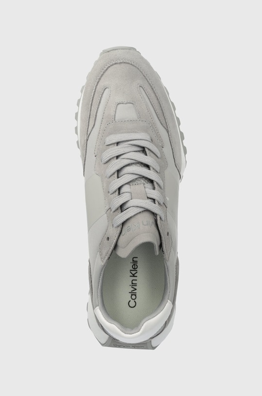 Calvin Klein sneakersy LOW TOP LACE UP MIX szary HM0HM00497