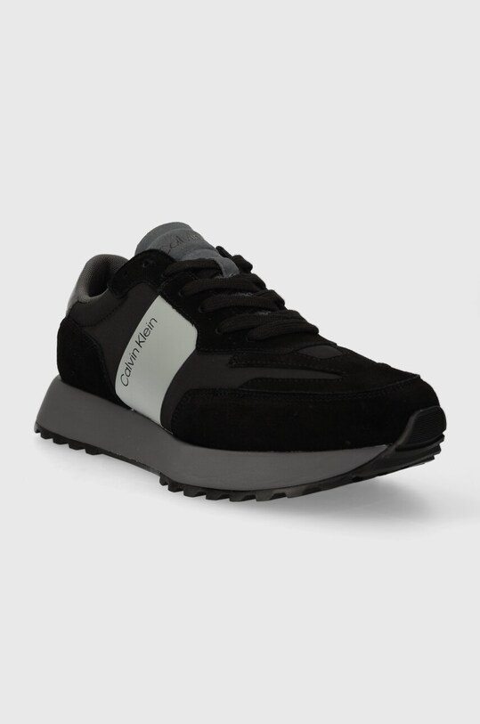 Tenisky Calvin Klein LOW TOP LACE UP MIX HM0HM00497 čierna SS24