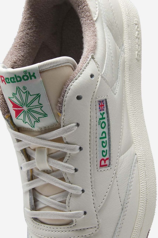 Kožené tenisky Reebok Classic Club C 85 Vintage GZ5161 béžová