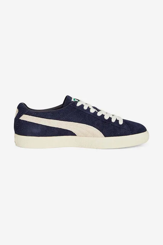 Puma sandali in camoscio VTG Hairy bassa blu navy 385698.05