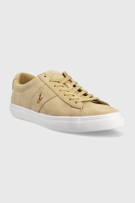 Замшеві кеди Polo Ralph Lauren SAYER 816893732003.809 бежевий SS23