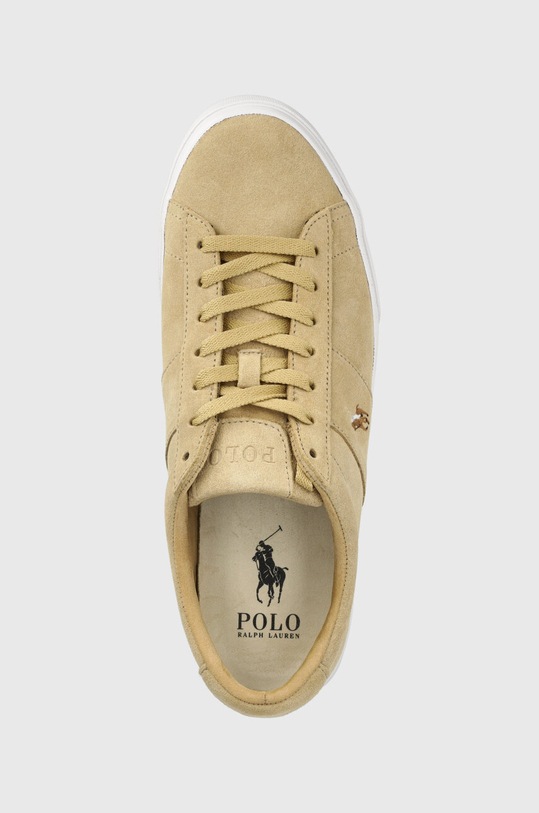 Замшеві кеди Polo Ralph Lauren SAYER бежевий 816893732003.809