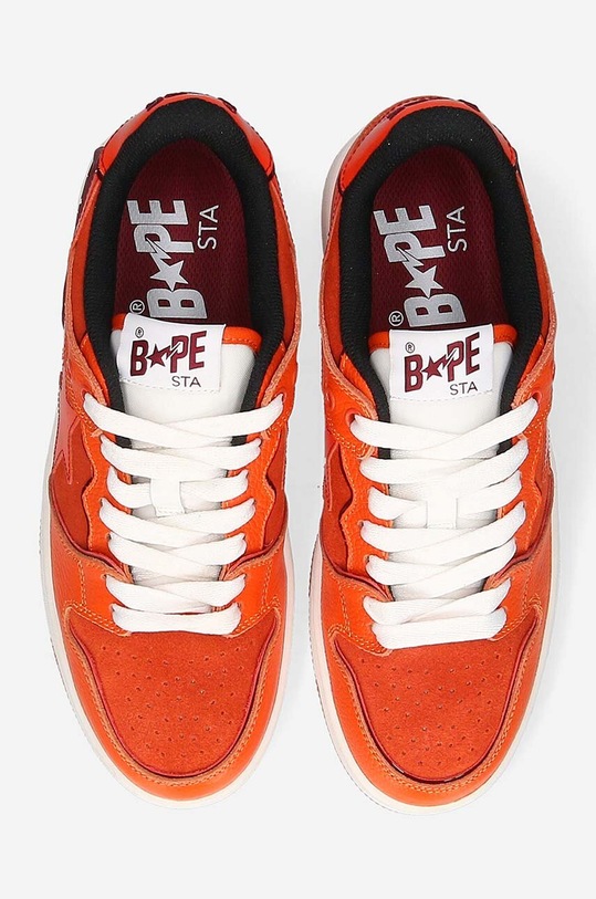 A Bathing Ape leather sneakers BAPE SK8 STA #2 001FWI701011I orange 001FWI701011I