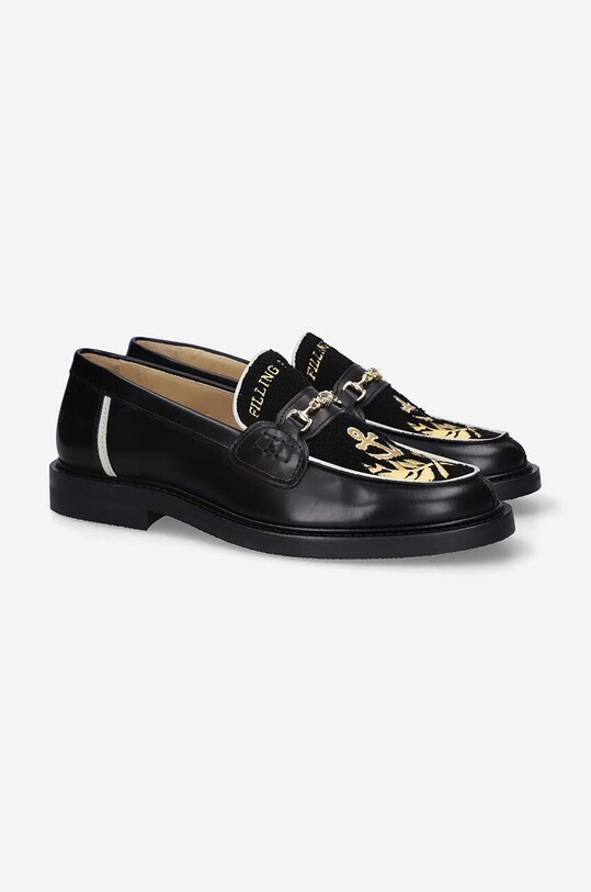 Filling Pieces leather loafers Captain Loafer casual black 71928261861