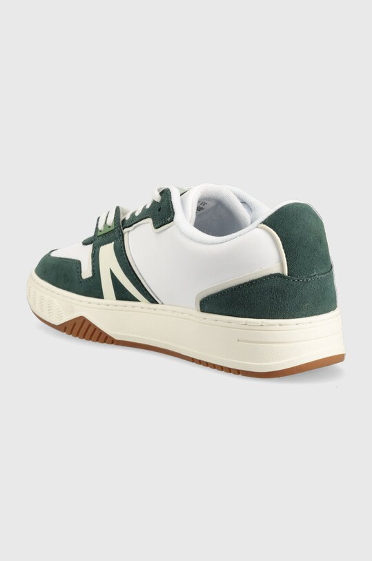Obuwie Lacoste sneakersy skórzane L001 Leather Colour Trainers 45SMA0070 zielony