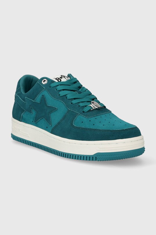 A Bathing Ape suede sneakers BAPE STA #3 001FWI701008I 001FWI701008I turquoise SS23