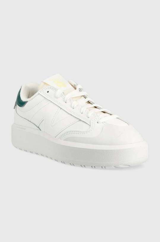 New Balance sneakersy skórzane CT302LF CT302LF biały SS23