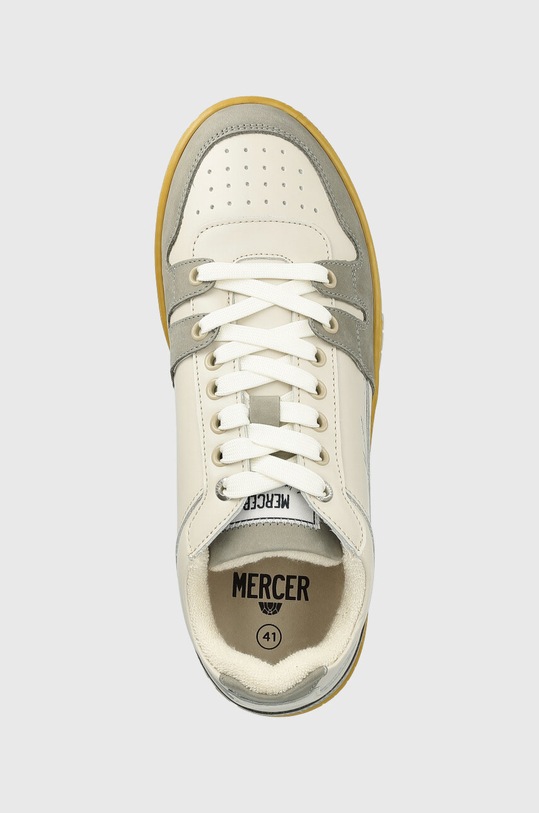 Δερμάτινα αθλητικά παπούτσια The Mercer Brand The Brooklyn γκρί ME231013.156