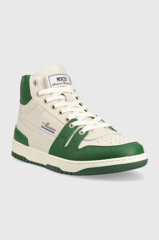 Δερμάτινα αθλητικά παπούτσια The Mercer Brand The Brooklyn High ME231014.154 πράσινο SS23