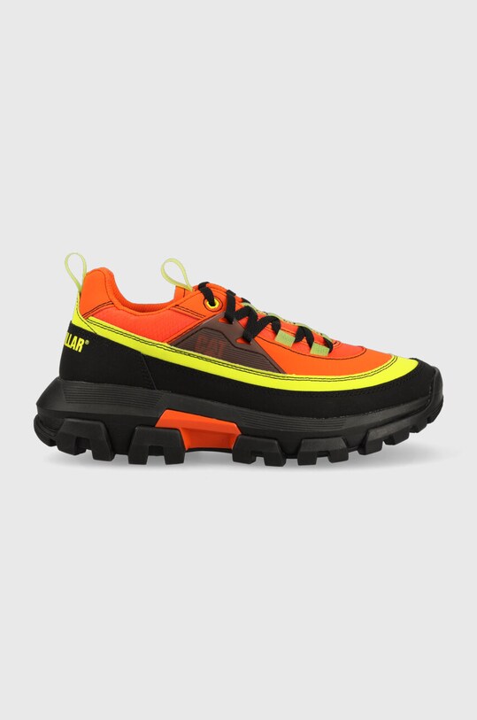 Caterpillar sneakers in pelle RAIDER LACE SUPERCHARGED platform arancione P111052