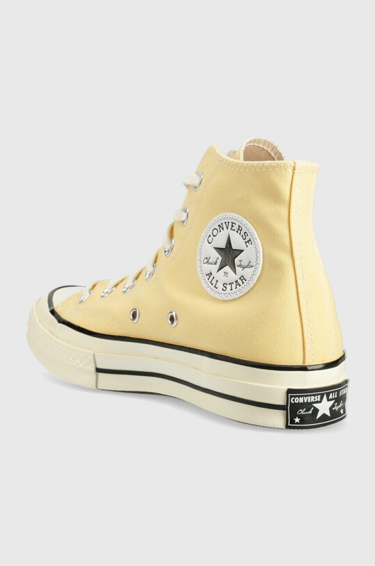 Shoes Converse trainers Chuck 70 HI A02757C yellow