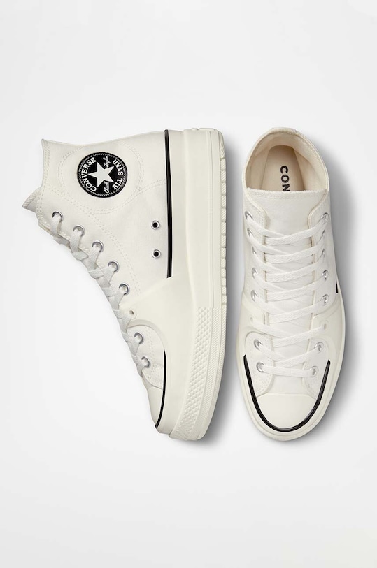 Converse Chuck Taylor All Star Construct Hi Vintage White A02832C