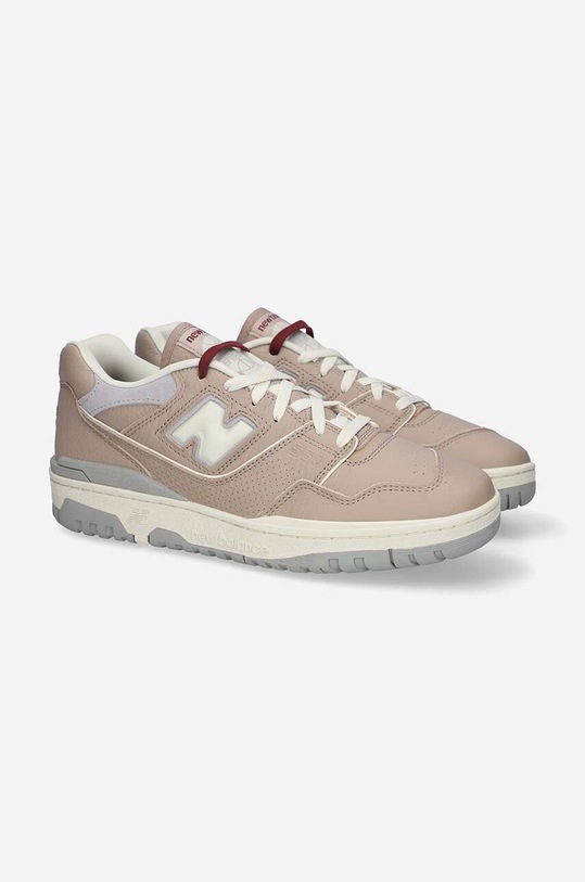 New Balance sneakersy skórzane BB550LY1 BB550LY1 beżowy SS23