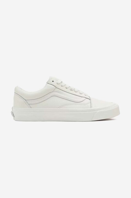 Kožené tenisky Vans plochá biela VN0A54F38FJ