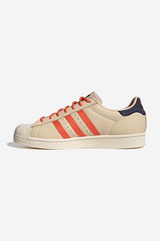 Shoes adidas Originals leather sneakers Superstar GW2176 beige