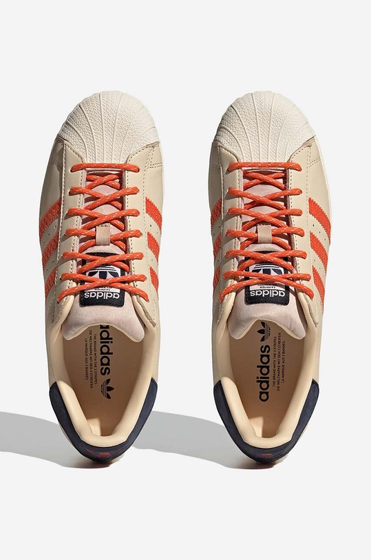 adidas Originals leather sneakers Superstar beige GW2176