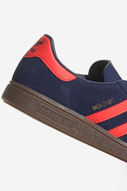 Замшевые кроссовки adidas Originals Munchen GY7400 тёмно-синий