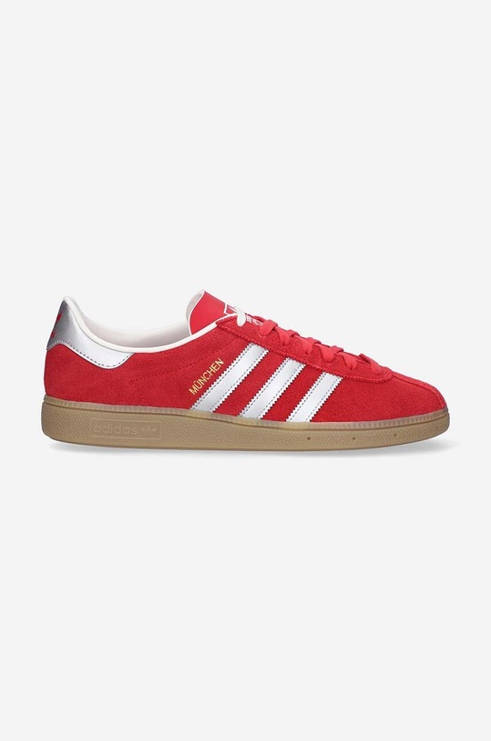 adidas Originals suede sneakers Munchen flat red GY7402