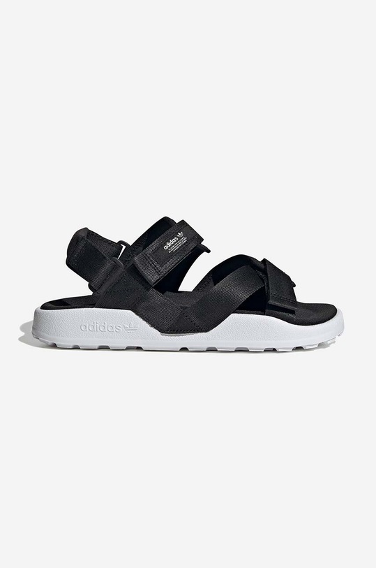 adidas Originals szandál Adilette Adv W textil fekete HP2184