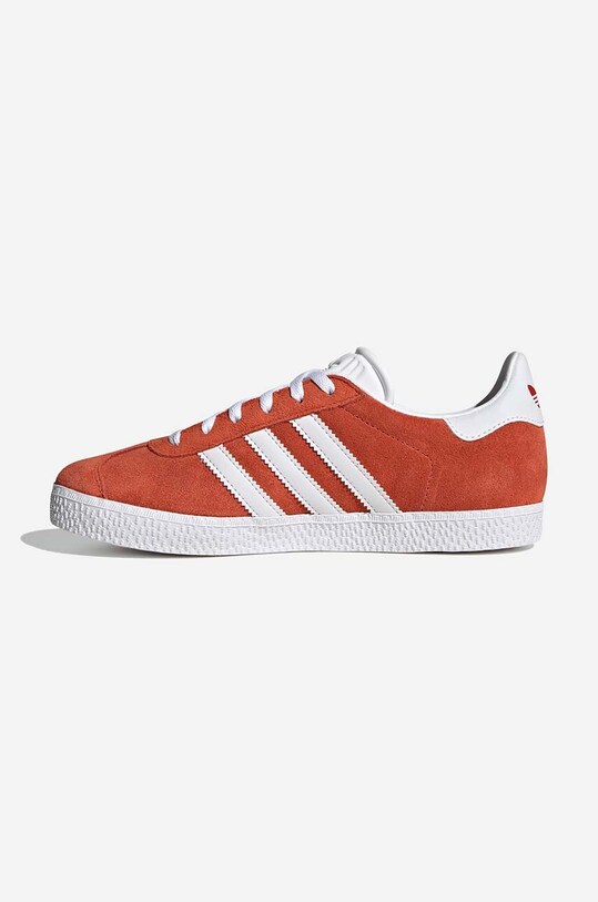 Obuwie adidas Originals sneakersy zamszowe Gazelle J HP2879 pomarańczowy
