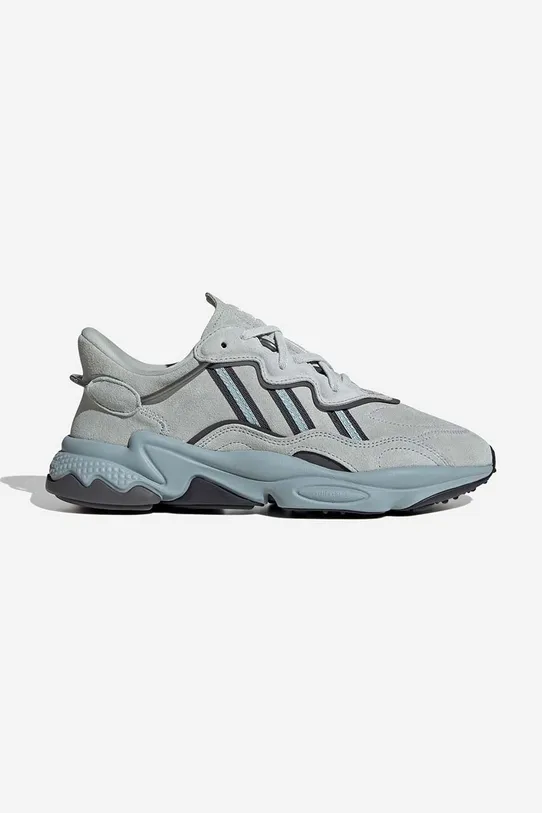 Замшевые кроссовки adidas Originals Ozweego плоская серый HP6388