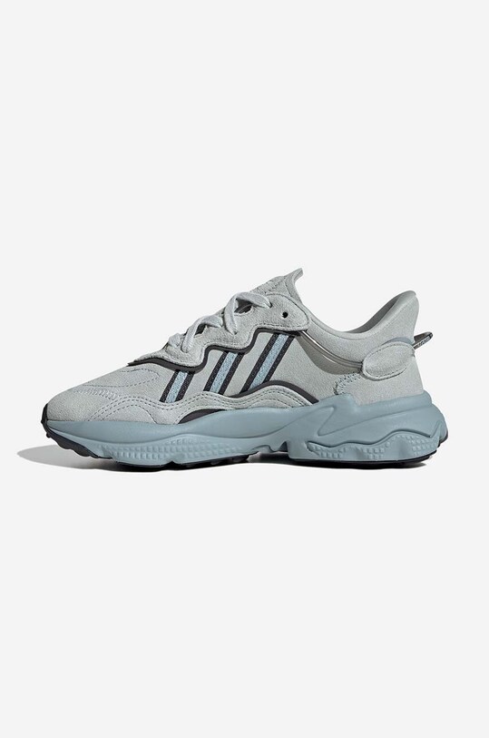 Obuv Semišové tenisky adidas Originals Ozweego J HQ1633 sivá