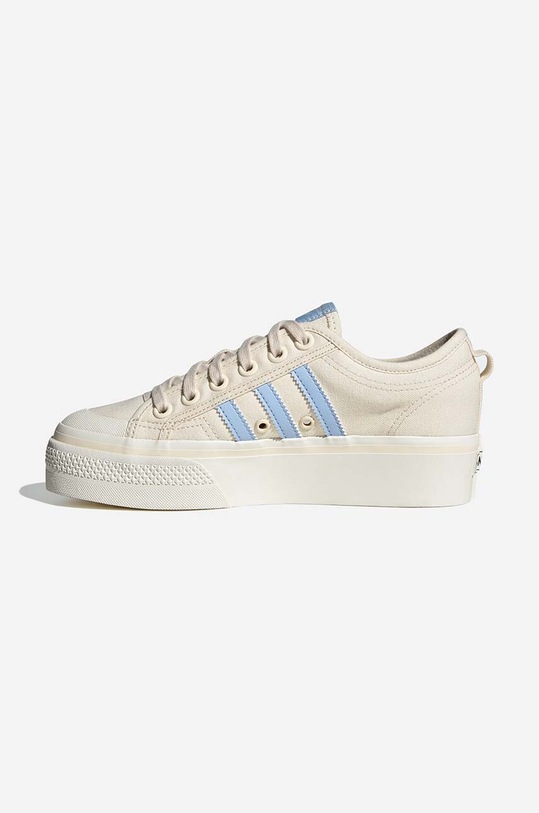 Obuwie adidas Originals tenisówki Nizza Platform W HQ1911 HQ1911 beżowy