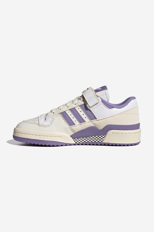 Obuwie adidas Originals sneakersy skórzane Forum 84 Low HQ4375 biały
