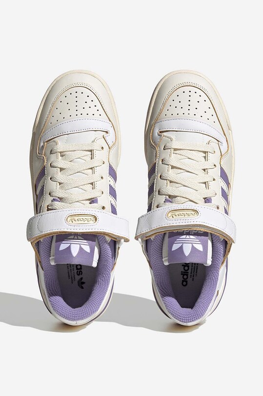adidas Originals leather sneakers Forum 84 Low white HQ4375