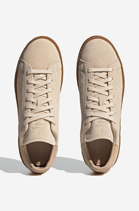 adidas Originals sneakersy zamszowe Stan Smith Crepe beżowy HQ6837