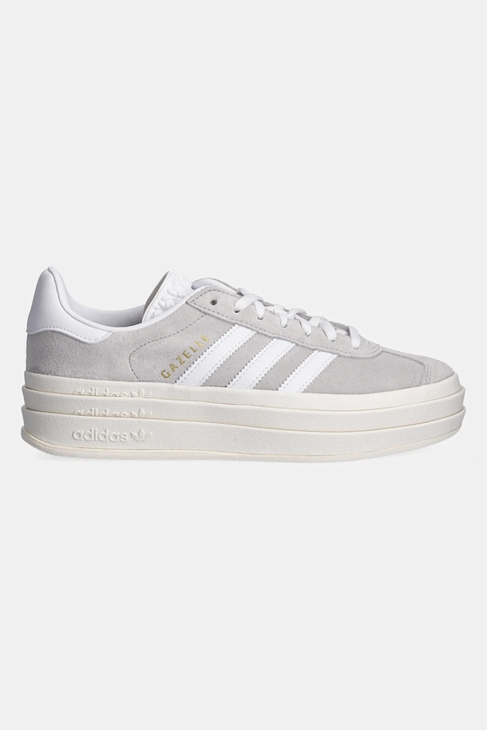 Замшевые кроссовки adidas Originals Gazelle Bold W HQ6893 серый SS23