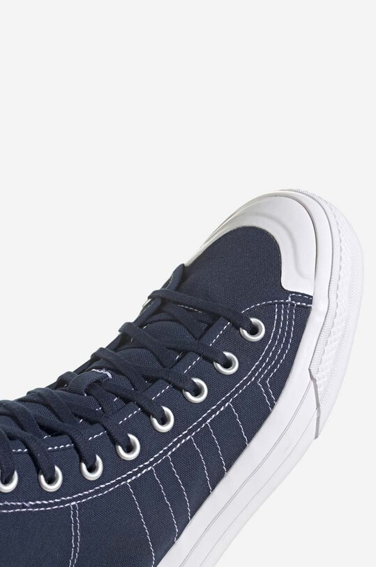 Πάνινα παπούτσια adidas Originals Nizza HI RF HQ8531 μπλε