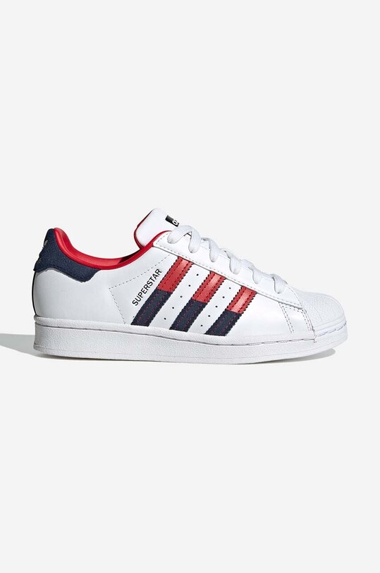 Sneakers adidas Originals Superstar J HQ8728 φλατ λευκό HQ8728