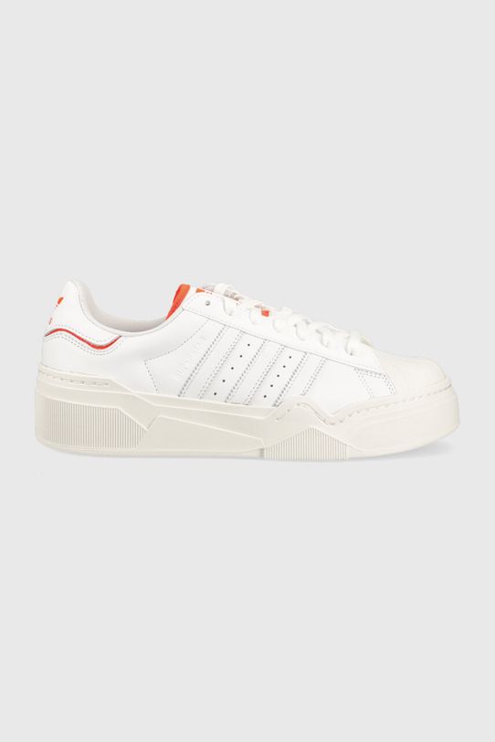 adidas Originals sneakers din piele Superstar Bonega 2B plată alb IG2395