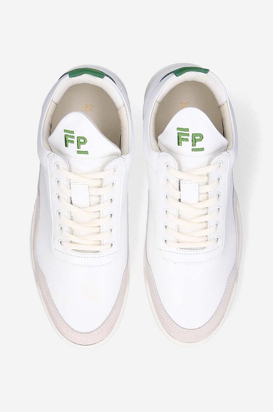 Kožené tenisky Filling Pieces Low Top Ghost biela 10120631926
