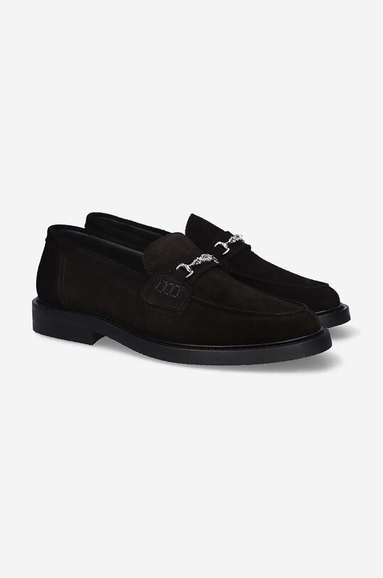 Semišové mokasíny Filling Pieces Loafer Suede 44222791861 čierna