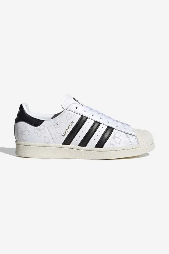 Shoes adidas Originals leather sneakers Superstar HNM IG9648 white