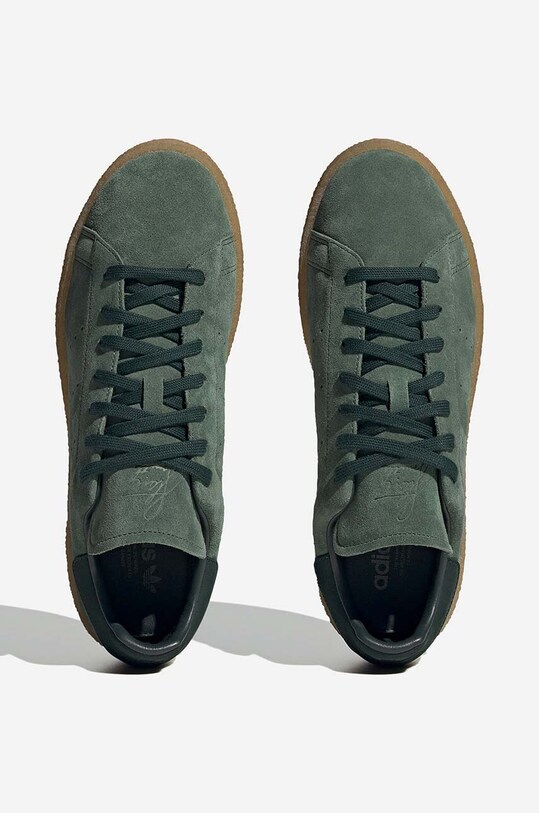 adidas Originals sneakers in camoscio Stan Smith Crepe FZ6444 verde SS23