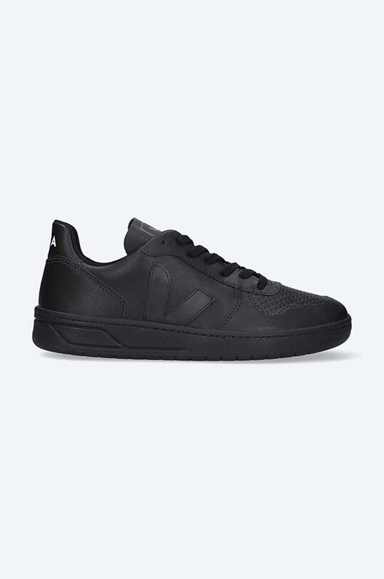 Veja sneakers V-10 faux grain leather black VX072562
