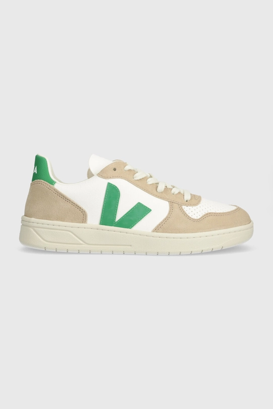 Veja sneakers din piele V-10 piele întoarsă bej VX0503146B