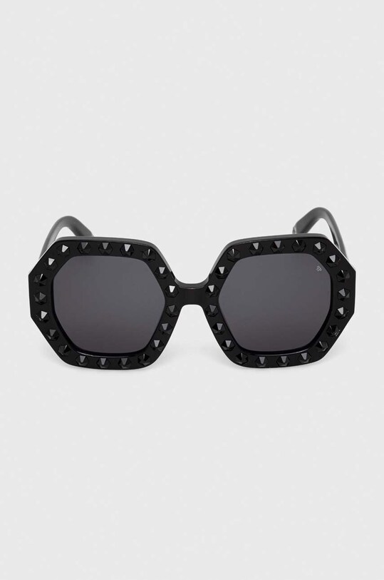 Philipp Plein okulary przeciwsłoneczne SPP039S.53700Y czarny SS23